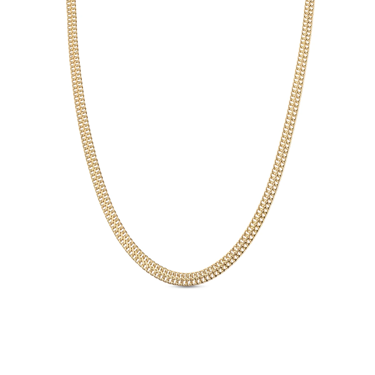 Łańcuszek złoty fantazyjny