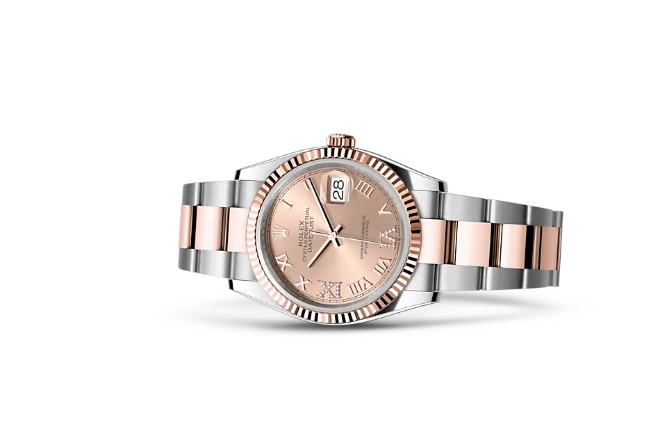 Rolex Datejust 36 Oyster, 36 mm, stal Oystersteel i różowe złoto Everose  - M126231-0028 W.Kruk Polska