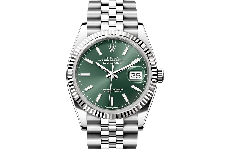 Rolex Datejust 36 Oyster, 36 mm, stal Oystersteel i białe złoto  - M126234-0051 W.Kruk Polska