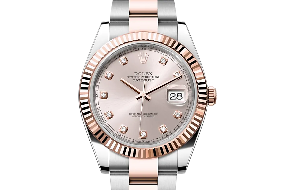 Rolex Datejust 41 Oyster, 41 mm, stal Oystersteel i różowe złoto Everose - M126331-0007 W.Kruk Polska