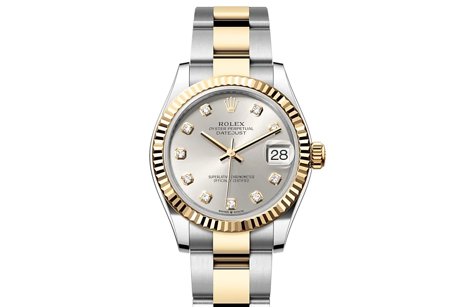 Rolex Datejust 31 Oyster, 31 mm, stal Oystersteel i żółte złoto - M278273-0019 W.Kruk Polska