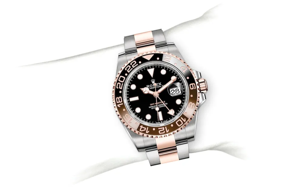 Rolex GMT-Master II Oyster, 40 mm, stal Oystersteel i różowe złoto Everose -M126711chnr-0002 W.Kruk Polska