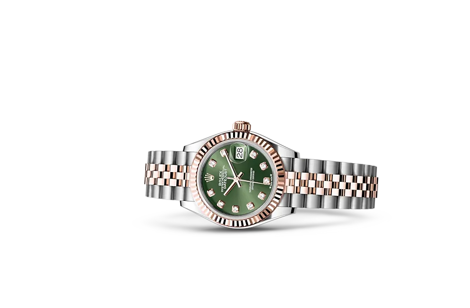 Rolex Lady-Datejust Oyster, 28 mm, stal Oystersteel i różowe złoto Everose - M279171-0007 W.Kruk Polska