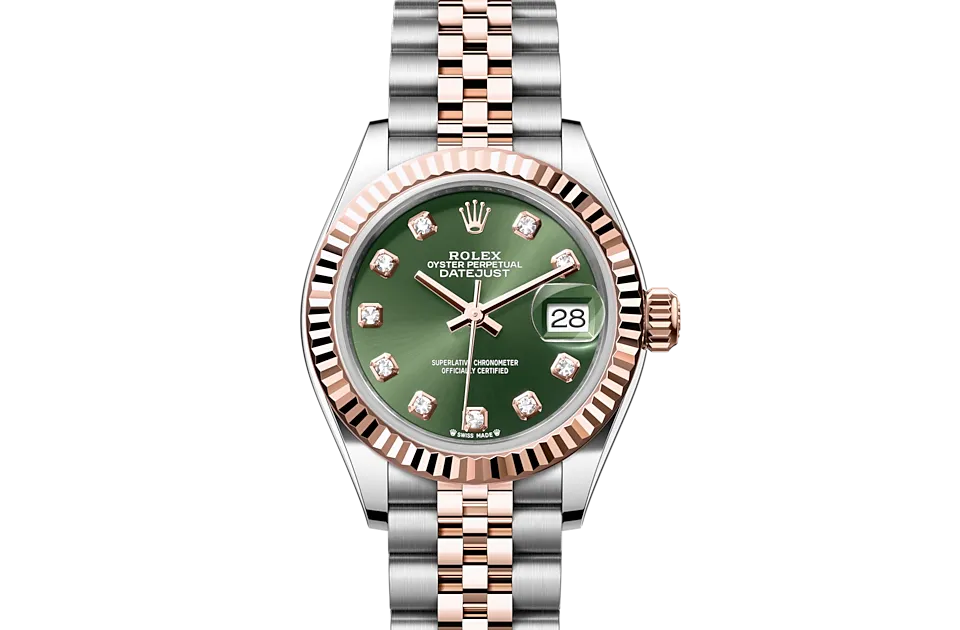 Rolex Lady-Datejust Oyster, 28 mm, stal Oystersteel i różowe złoto Everose - M279171-0007 W.Kruk Polska