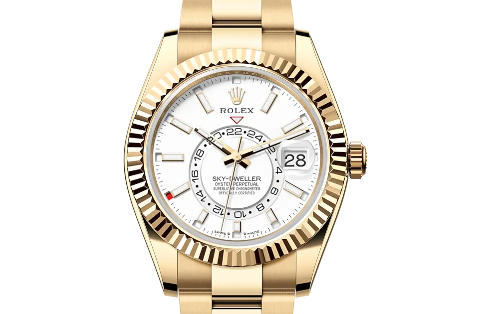 Rolex Sky-Dweller Oyster, 42 mm, żółte złoto - M336938-0003 W.Kruk Polska