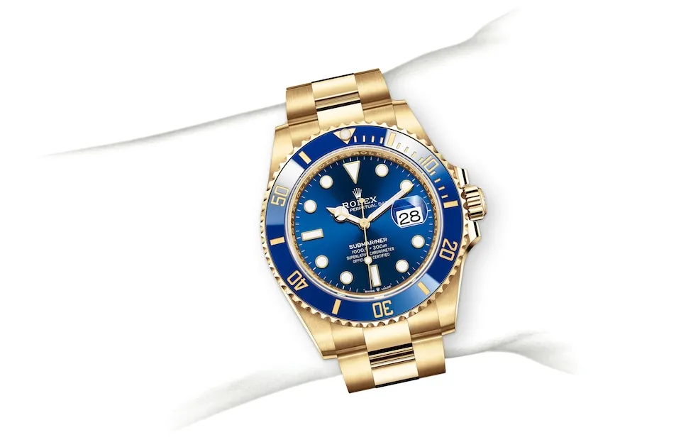 Rolex Submariner Date Oyster, 41 mm, żółte złoto - M126618lb-0002 W.Kruk Polska