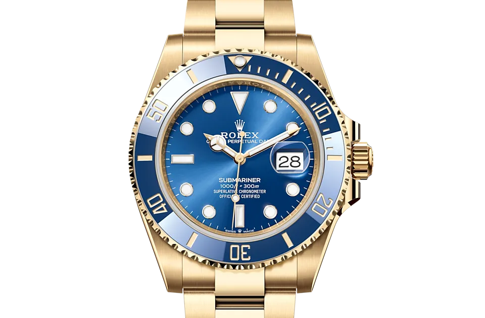 Rolex Submariner Date Oyster, 41 mm, żółte złoto - M126618lb-0002 W.Kruk Polska